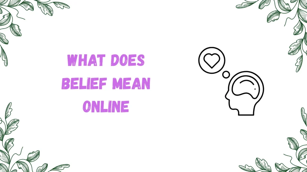 belief meaning