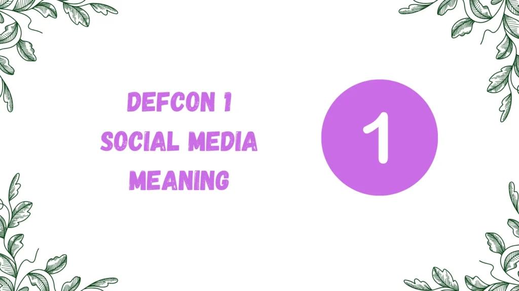 defcon 1 meaning