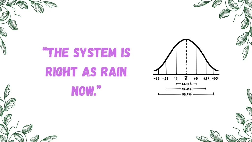 right as rain meaning